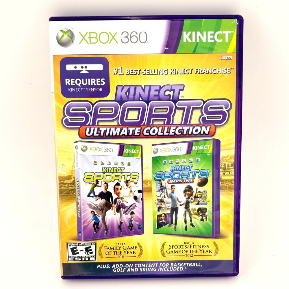 Kinect Sports Ultimate Collection Xbox 360 Kinect Bundle 2-Disc Set 13 Sports